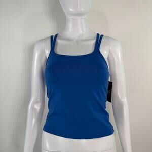 Under Armour Women’s Size XS Blue Motion Strappy Tank Fitted Activewear Top New